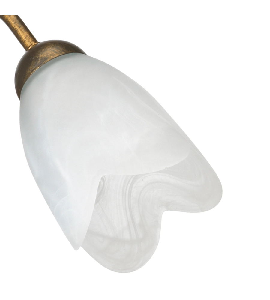 APPLIQUE 1 LUCE ONLI "ODINO" BRONZO E14
